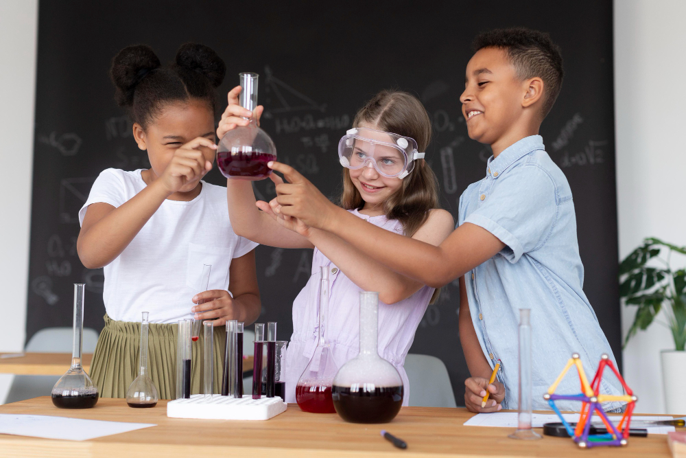 students game based learning scientific experiments
