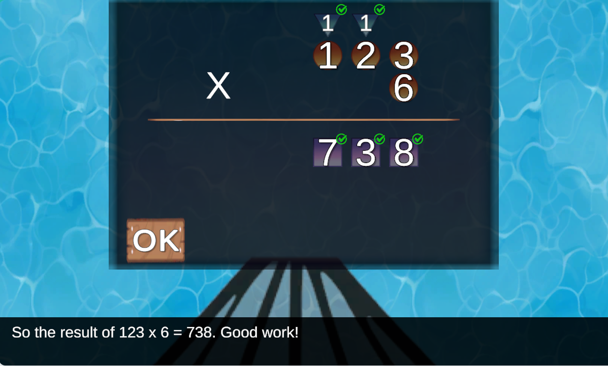 Aqua Multiply Math Education Game