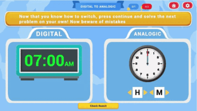 Clocks Elementary Math 